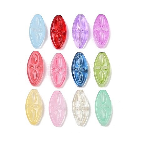Transparent Glass Beads DGLA-E004-14A-1