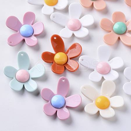 Opaque Acrylic Pendants SACR-N007-A-03-1