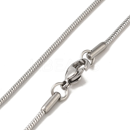 Tarnish Resistant 304 Stainless Steel Chain Necklaces NJEW-R223-09-1