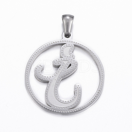 Non-Tarnish 304 Stainless Steel Pendants STAS-K162-051P-1