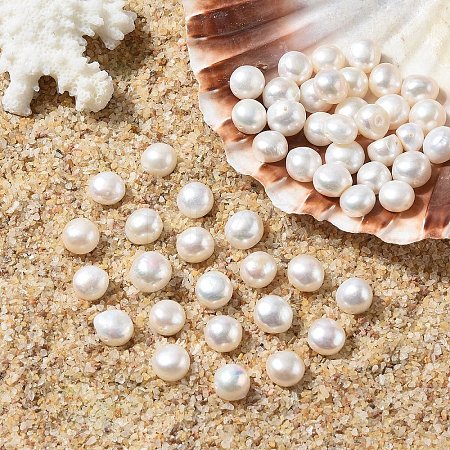 10Pcs Natural Cultured Freshwater Pearl Beads PEAR-YW0001-27-1
