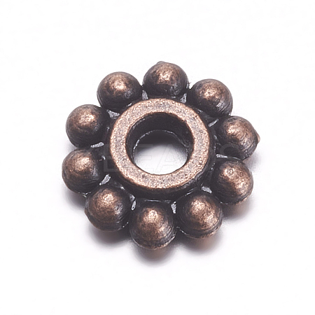 Gear Tibetan Style Alloy Spacer Beads LS-X-RAB145-NF-1