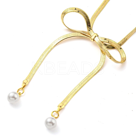 Brass Pendant Necklaces NJEW-P301-01G-1