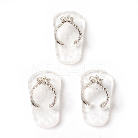 Natural Quartz Crystal Pendants G-F586-C07-1