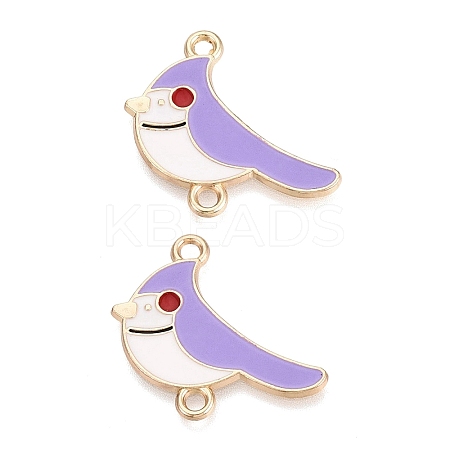 Alloy Enamel Connector Charms PALLOY-Q467-02G-03-1