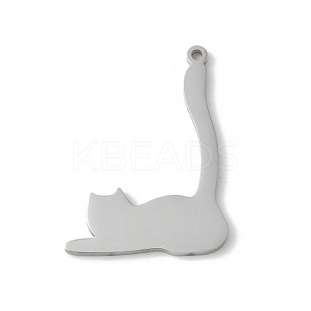 304 Stainless Steel Pendants STAS-E501-11P-1