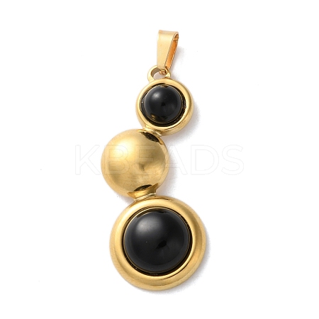 Natural Black Onyx(Dyed & Heated) Pendants STAS-C120-12G-07-1