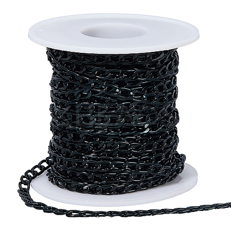 10M Oxidation Aluminum Faceted Curb Chains CHA-SC0001-05-1