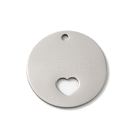Non-Tarnish 201 Stainless Steel Pendants LS-STAS-E206-02P-02-1