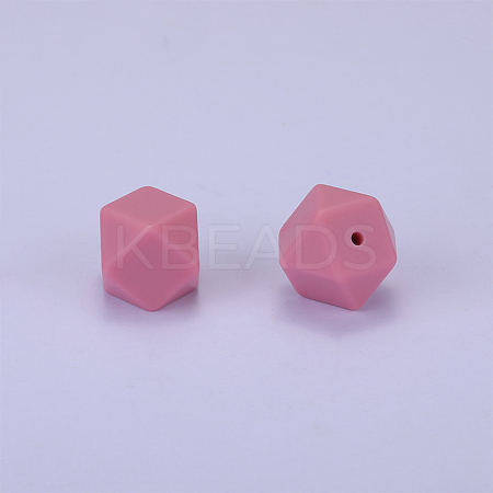 Hexagonal Silicone Beads SI-JX0020A-78-1