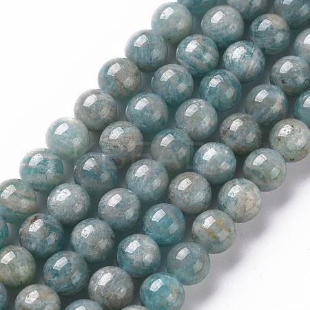 Natural Amazonite Beads Strands G-S333-6mm-005-1