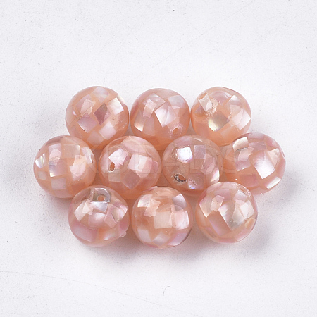 Resin Beads SSHEL-T007-10mm-03-1