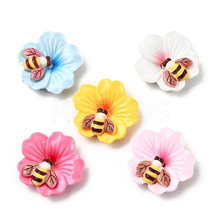 Opaque Resin Cabochons RESI-K046-11-1
