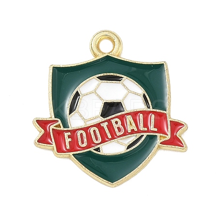 Alloy Enamel Pendants ENAM-I075-01G-06-1