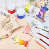 Cat Shape Unfinished Wood Cutouts DIY-WH0671-029A-4