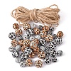 DIY Wood Beaded Pendant Display Decoration Making Kit DIY-YW0005-97-2