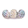 Electroplate Glass Beads EGLA-N026-01A-I03-1