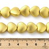 Electroplate Glass Beads Strands EGLA-H109-12H-04-4