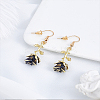 1 Pair Alloy Enamel Dangle Earrings EJEW-LP0007-108A-3
