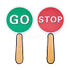 Plastic Traffic Sign DIY-WH0504-365-1