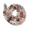 Dyed & Heated Natural Dragon Veins Agate Beads Strands G-P539-A01-12-3