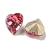 Glass Rhinestone Cabochons RGLA-L029-16B-209-2