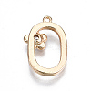 Brass Pendants KK-Q768-001G-O-2