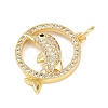 Brass Micro Pave Cubic Zirconia Pendants LS-KK-H525-01A-G-2