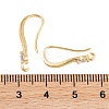Rack Plating Brass Cubic Zirconia Earring Hooks KK-S374-05G-06-3