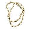 Electroplated Synthetic Non-magnetic Hematite Beads Strands G-H327-G01-01C-2