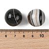 Natural Banded Agate(Dyed & Heated) Sphere Beads GG-D003-A04-01-3