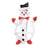 Colorful Christmas Snowman Enamel Pin JEWB-A004-14P-1