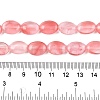 Cherry Quartz Glass Beads Strands G-M206-35-5