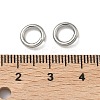 Tarnish Resistant 304 Stainless Steel Open Jump Rings X-STAS-E067-11-8mm-4