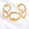 304 Stainless Steel Cuff Bangles for Women LS-BJEW-D306-07G-5
