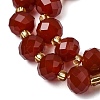 Natural Carnelian(Dyed & Heated) Beads Strands G-D105-B12-3