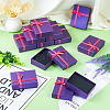 Rectangle Paper Jewelry Set Storage Boxes with Bowknot X1-CON-TAC0014-04B-5