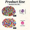 800Pcs 2 Styles Cross Theme Acrylic Beads MACR-PA0001-45B-2