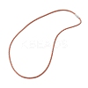 3MM Punk Rock Round Braided Leather Cord Necklaces NJEW-JN05861-02-5