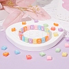 240Pcs 8 Colors Opaque Acrylic Multi-Strand Links MACR-YW0001-45-8