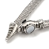 Alloy Popcorn Chain Necklaces LS-NJEW-Z020-01A-P-4