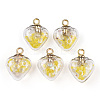 Glow in the Dark Luminous Glass Pendants GLAA-YWC0001-01D-2