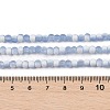 Frosted Crackle Glass Beads Strands GLAA-U001-4mm-M14-4
