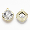 Golden Plated Alloy Pendants PALLOY-N154-03E-2
