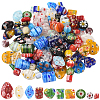 110Pcs 10 Styles Handmade Millefiori Glass Beads LK-SC0001-01-1