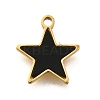 304 Stainless Steel Star Pendants STAS-Q348-19G-1
