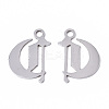 Tarnish Resistant 201 Stainless Steel Pendants STAS-N091-40C-2