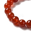 Natural Carnelian Stretch Bracelets X-B073-4-3