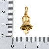 304 Stainless Steel Micro Pave Cubic Zirconia Pendants SA-CBA1D2B-01G-J-3