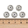 Brass Rhinestone Spacer Beads RB-A014-L10mm-01P-4
